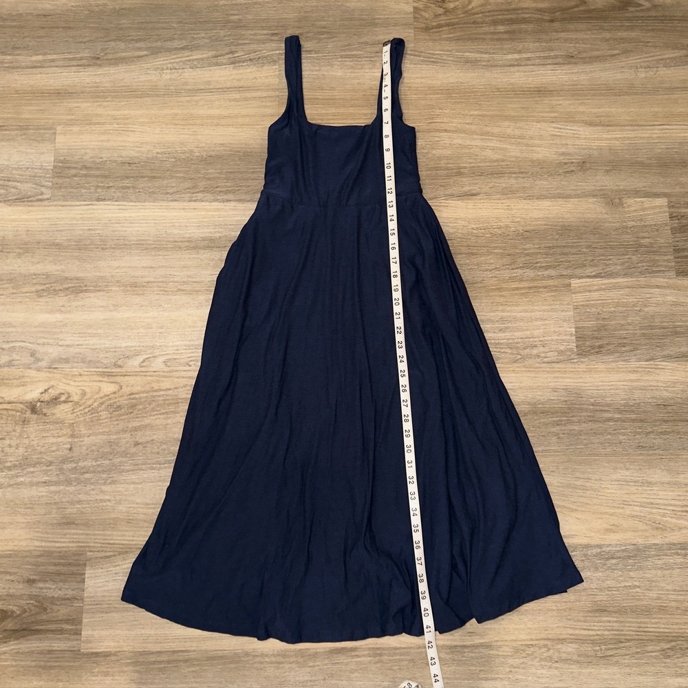 Beyond Yoga Featherweight At The Ready Dress XS Navy Square Neck Active - Picture 4 of 8